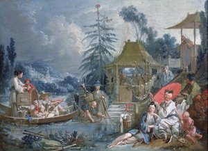 De Chinese Vissers, c.1742 door François Boucher